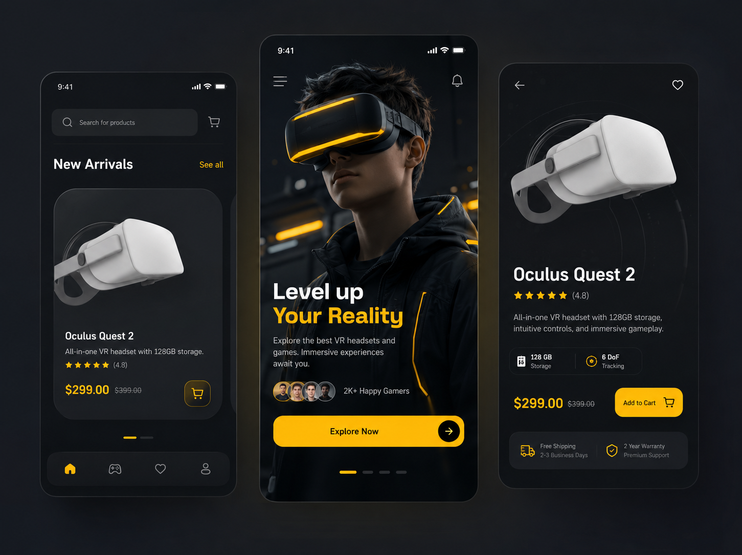 FlowMate — Mobile App Interface Design